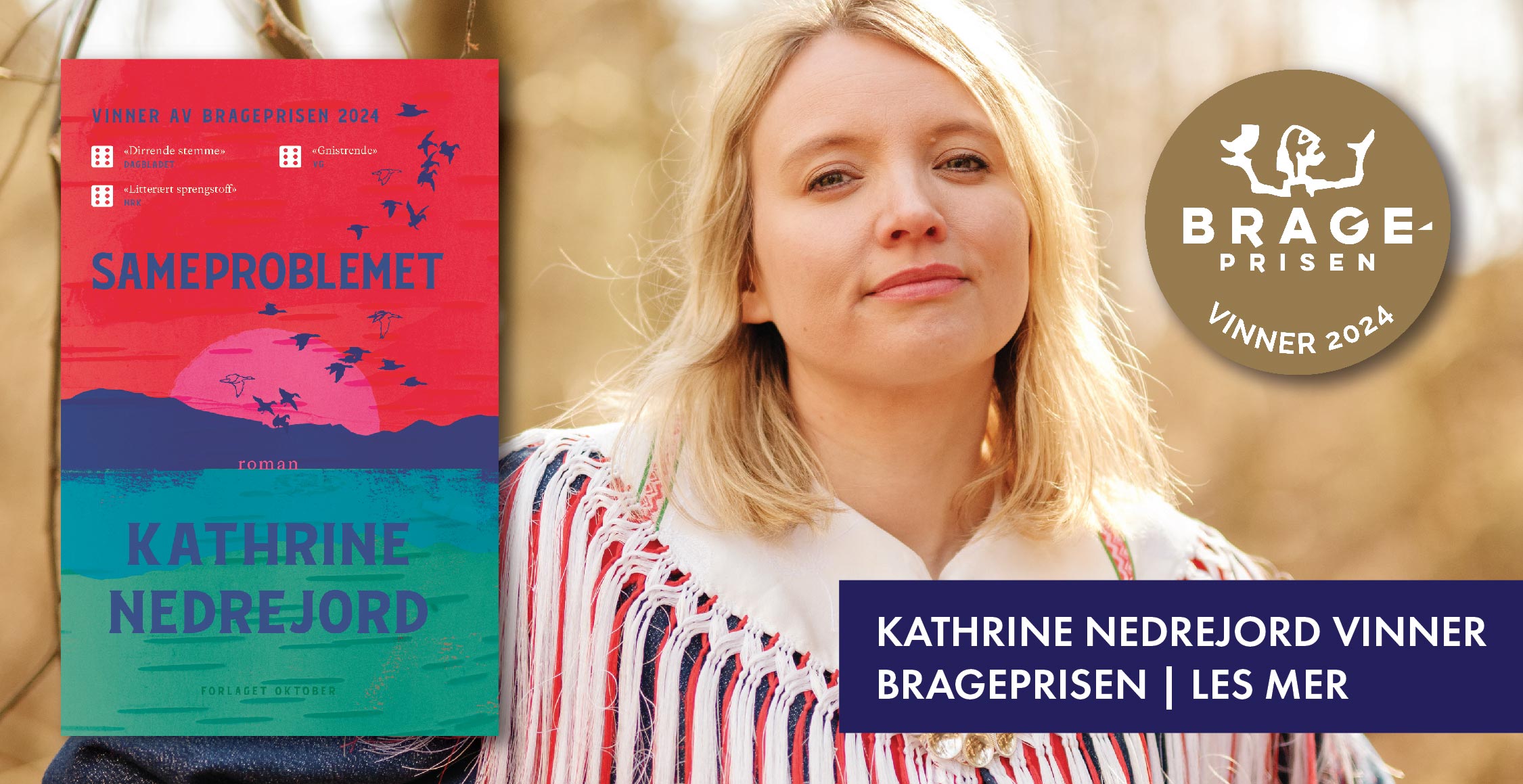 Kathrine Nedrejord tildelt Brageprisen 2024